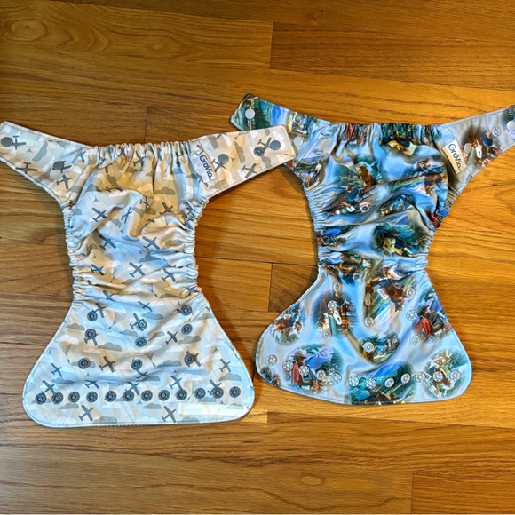 Grovia hybrid organic cloth diapers - Picture 1 of 3